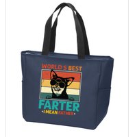 Worlds Best Farter I Mean Father Best Dad Ever Cool Dog Zip Tote Bag