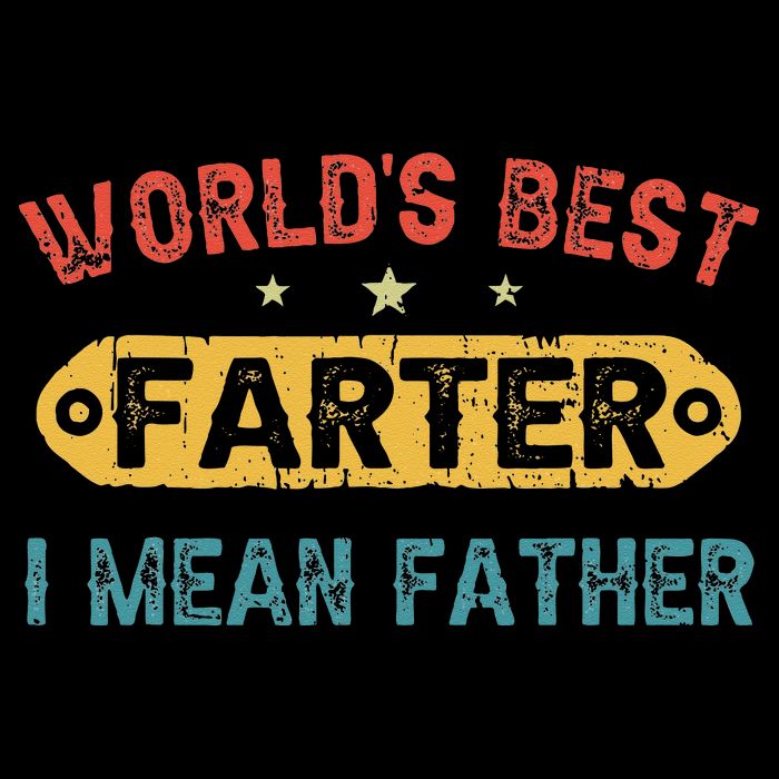 World's Best Farter I Mean Father Funny Father's Day Wool Snapback Cap