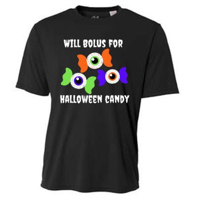 Will Bolus for Halloween Candy Type 1 Diabetes Cooling Performance Crew T-Shirt