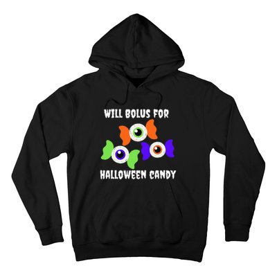 Will Bolus for Halloween Candy Type 1 Diabetes Hoodie