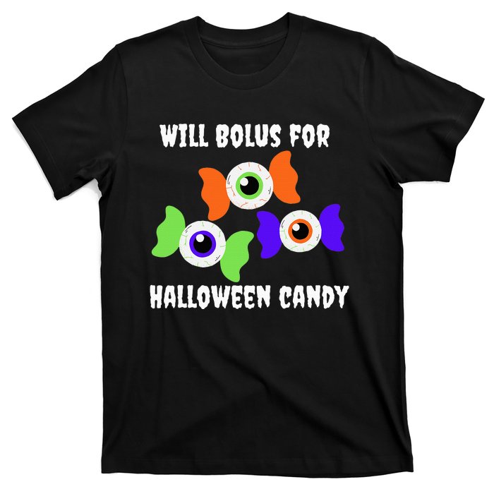 Will Bolus for Halloween Candy Type 1 Diabetes T-Shirt