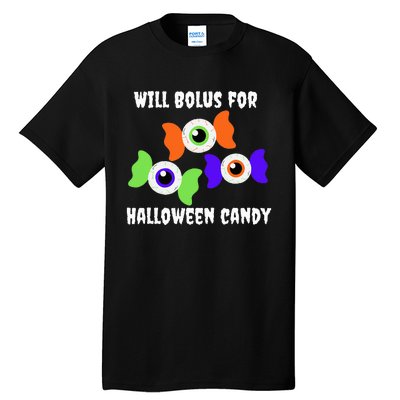 Will Bolus for Halloween Candy Type 1 Diabetes Tall T-Shirt