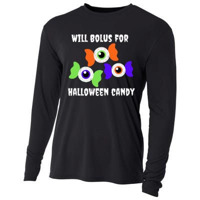 Will Bolus for Halloween Candy Type 1 Diabetes Cooling Performance Long Sleeve Crew