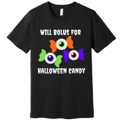 Will Bolus for Halloween Candy Type 1 Diabetes Premium T-Shirt