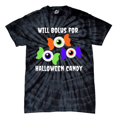 Will Bolus for Halloween Candy Type 1 Diabetes Tie-Dye T-Shirt