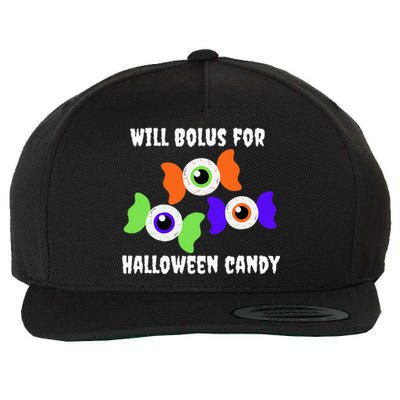 Will Bolus for Halloween Candy Type 1 Diabetes Wool Snapback Cap