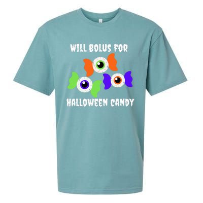 Will Bolus for Halloween Candy Type 1 Diabetes Sueded Cloud Jersey T-Shirt