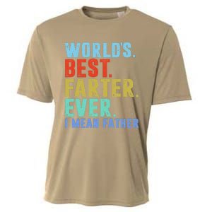 Worlds Best Farter I Mean Father Ever Fathers Day Cooling Performance Crew T-Shirt