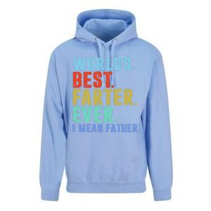 Worlds Best Farter I Mean Father Ever Fathers Day Unisex Surf Hoodie