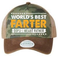 Worlds Best Farter Oops I Meant Father Funny Legacy Tie Dye Trucker Hat