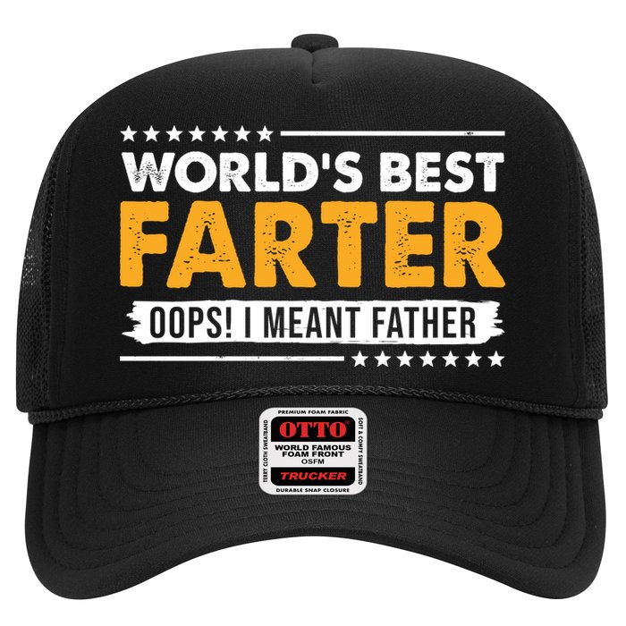Worlds Best Farter Oops I Meant Father Funny Trucker Hat