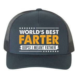 Worlds Best Farter Oops I Meant Father Funny Yupoong Adult 5-Panel Trucker Hat