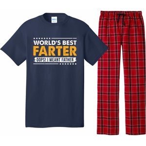 Worlds Best Farter Oops I Meant Father Funny Pajama Set