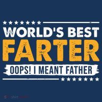 Worlds Best Farter Oops I Meant Father Funny 25L Jumbo Tote