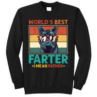 Worlds Best Farter I Mean Father Best Cat Dad Ever Sweatshirt