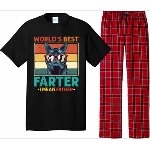 Worlds Best Farter I Mean Father Best Cat Dad Ever Pajama Set