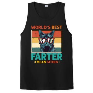 Worlds Best Farter I Mean Father Best Cat Dad Ever PosiCharge Competitor Tank