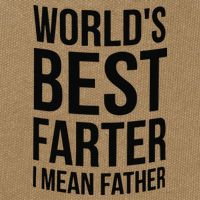 Worlds Best Father Cotton Canvas Backpack