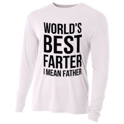Worlds Best Father Cooling Performance Long Sleeve Crew