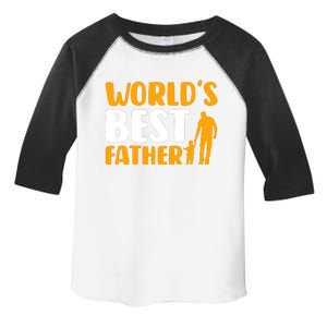 WorldS Best Father Toddler Fine Jersey T-Shirt