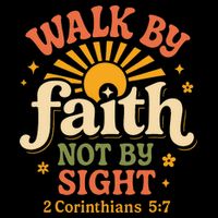 Walk By Faith Not By Sight 2 Corinthians 57 Christian Quote Impact Tech Backpack
