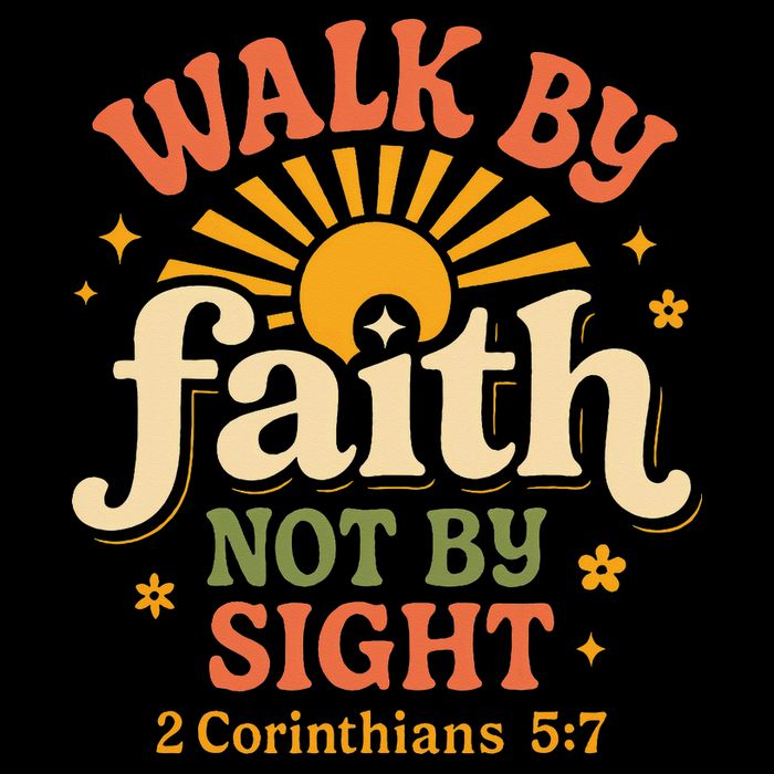 Walk By Faith Not By Sight 2 Corinthians 57 Christian Quote Visor