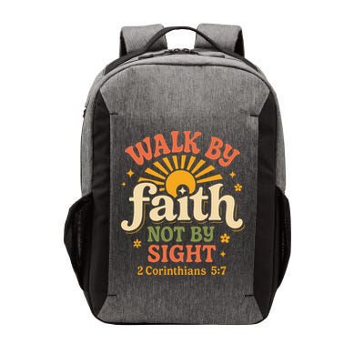 Walk By Faith Not By Sight 2 Corinthians 57 Christian Quote Vector Backpack
