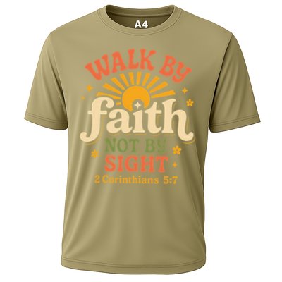 Walk By Faith Not By Sight 2 Corinthians 57 Christian Quote Performance Shirt