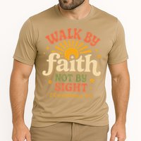 Walk By Faith Not By Sight 2 Corinthians 57 Christian Quote Performance Shirt