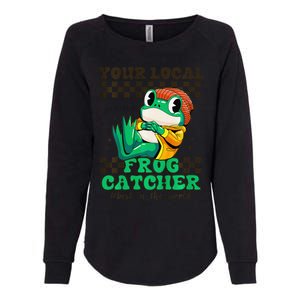 WorldS Best Frogcatcher Funny Frog Hunter Womens California Wash Sweatshirt