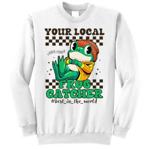 WorldS Best Frogcatcher Funny Frog Hunter Sweatshirt