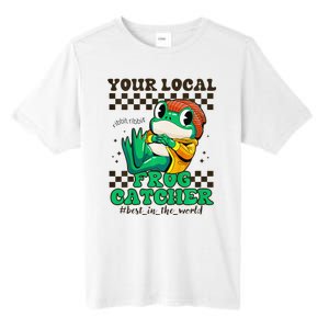 WorldS Best Frogcatcher Funny Frog Hunter Tall Fusion ChromaSoft Performance T-Shirt