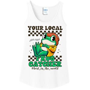 WorldS Best Frogcatcher Funny Frog Hunter Ladies Essential Tank