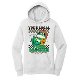 WorldS Best Frogcatcher Funny Frog Hunter Women's Pullover Hoodie