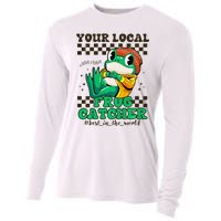 WorldS Best Frogcatcher Funny Frog Hunter Cooling Performance Long Sleeve Crew