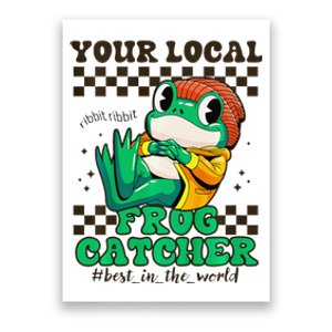 WorldS Best Frogcatcher Funny Frog Hunter Poster