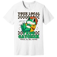 WorldS Best Frogcatcher Funny Frog Hunter Premium T-Shirt