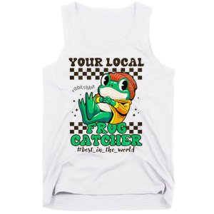 WorldS Best Frogcatcher Funny Frog Hunter Tank Top