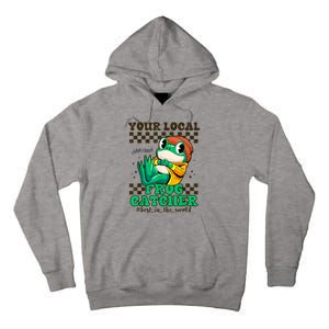 Worlds Best Frog Catcher For Funny Frogs Tall Hoodie