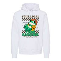 Worlds Best Frog Catcher For Funny Frogs Premium Hoodie