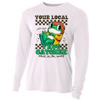 Worlds Best Frog Catcher For Funny Frogs Cooling Performance Long Sleeve Crew