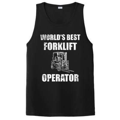 Worlds Best Forklift Operator. Forklift Certified PosiCharge Competitor Tank