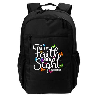 Walk By Faith Not By Sight 2 Corinthians 5 7 Butterfly Art Gift Backpack