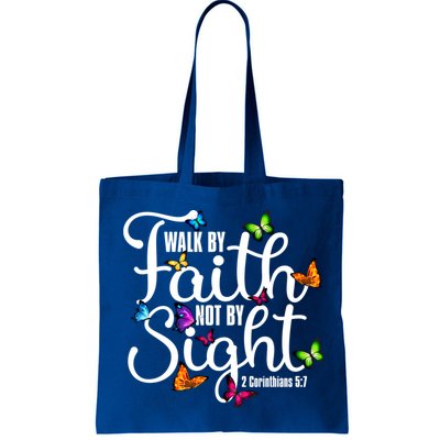 Walk By Faith Not By Sight 2 Corinthians 5 7 Butterfly Art Gift Bag