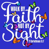 Walk By Faith Not By Sight 2 Corinthians 5 7 Butterfly Art Gift Zip Tote Bag