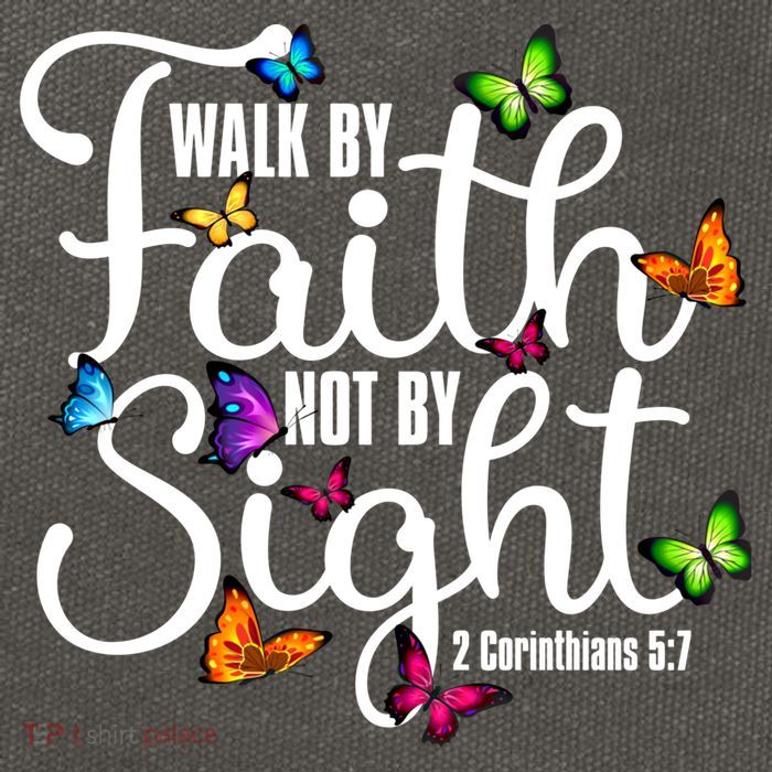 Walk By Faith Not By Sight 2 Corinthians 5 7 Butterfly Art Gift Cotton Canvas Backpack