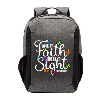 Walk By Faith Not By Sight 2 Corinthians 5 7 Butterfly Art Gift Vector Backpack