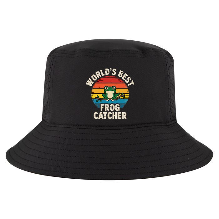 Worlds Best Frog Catcher Frog Cool Comfort Performance Bucket Hat