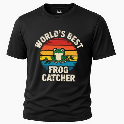 Worlds Best Frog Catcher Frog Performance Shirt