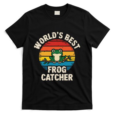 Worlds Best Frog Catcher Frog T-Shirt